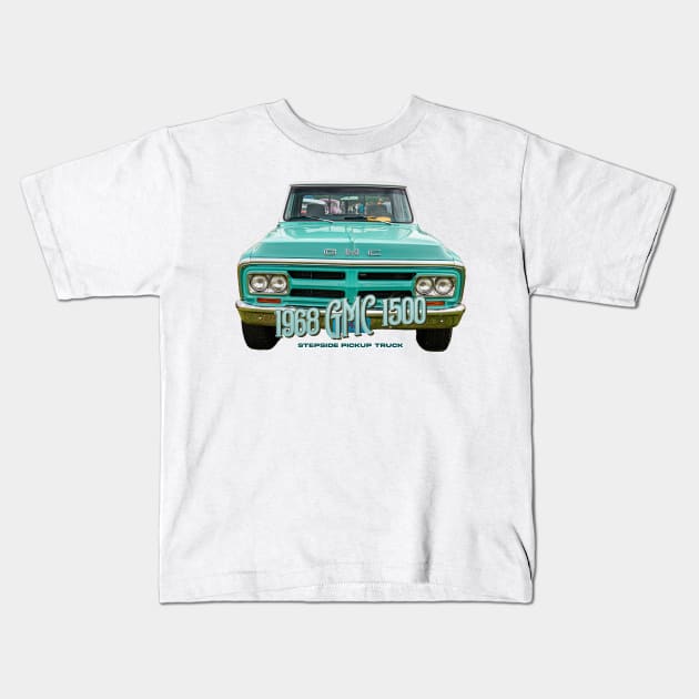 1968 GMC 1500 Stepside Pickup Truck Kids T-Shirt by Gestalt Imagery